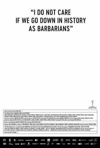 Мне плевать, если мы войдём в историю как варвары (2018) онлайн бесплатно